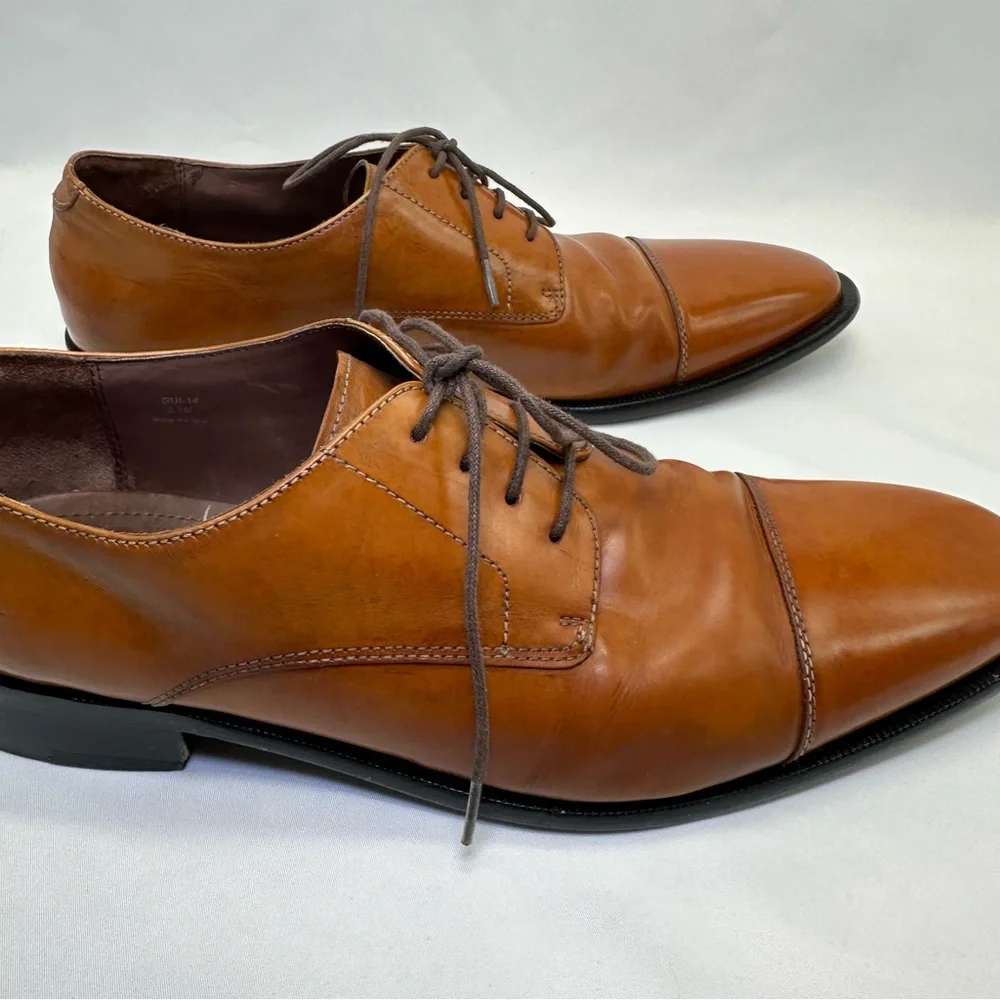 Donald J‎ Pliner Mens Cap Toe Lace-up Oxford Size 8.5  Men Donald J Pliner Shoes